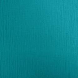 Double Gaze Unie 135CM Emeraude - Thaïs - Maison Klem