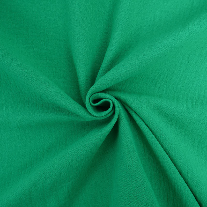 Double Gaze Unie 135CM Vert Gazon - Thaïs - Maison Klem