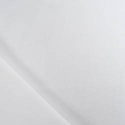 Minkee Lisse Uni Okeo-Tex Blanc - Maison Klem
