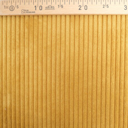 Velours Grosses Côtes Zoé Moutarde - Maison Klem