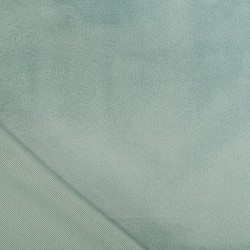 Minkee Lisse Uni Okeo-Tex Lagon - Maison Klem