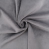 Minky Lisse Uni Okeo-Tex Gris Clair - Maison Klem