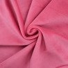 Minkee Lisse Uni Okeo-Tex Rose Vif - Maison Klem
