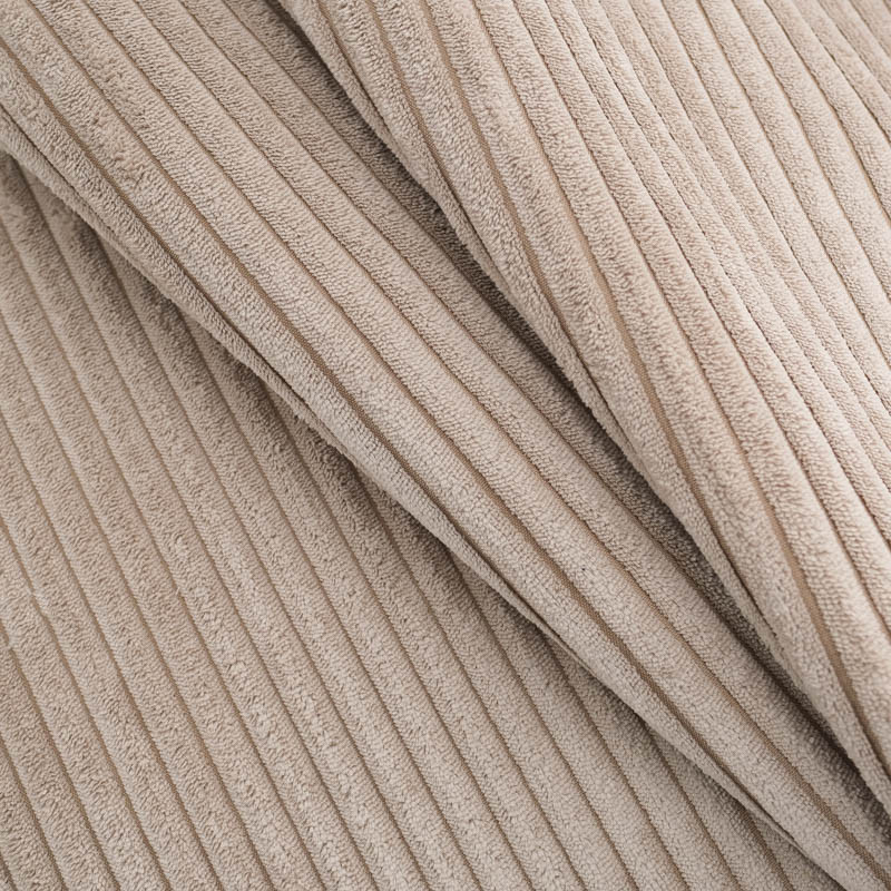 Velours Grosses Côtes Zoé Mink - Maison Klem