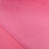 Minkee Lisse Uni Okeo-Tex rose vif - Maison Klem