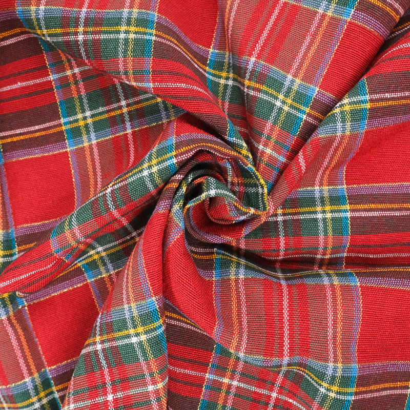 Tissu Motif Ecossais Star - Maison Klem