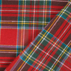 Tissu Motif Ecossais Star - Maison Klem