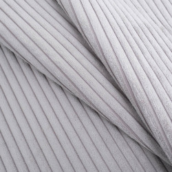 Velours Grosses Côtes Zoé Dove - Maison Klem