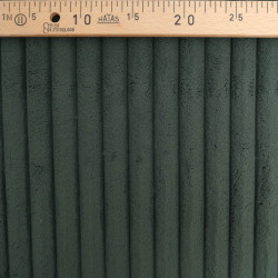 Velours Mega Côtes Ambre Vert Sapin - Maison Klem