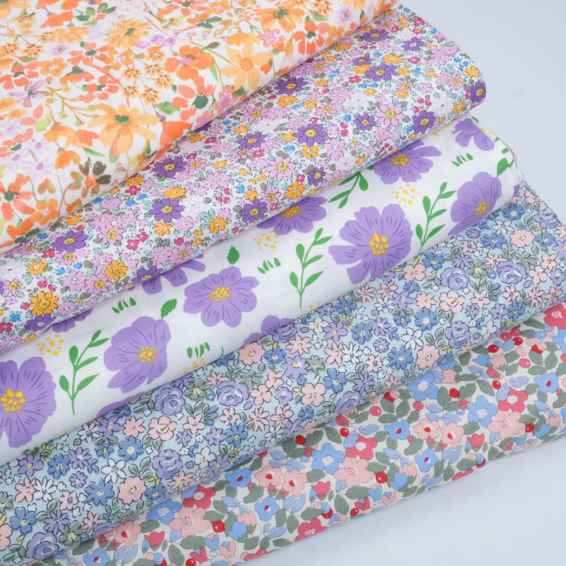 Popeline de Coton Imprimée - Maison Klem