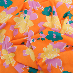 Popeline de Coton Imprimée - Maison Klem