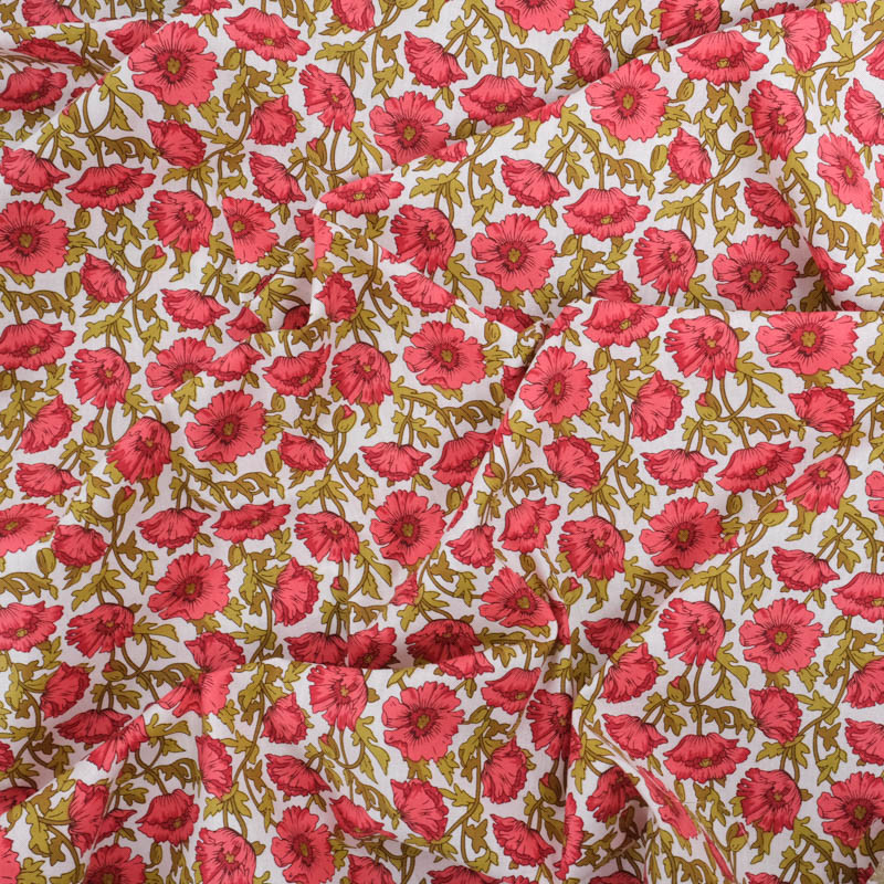 Popeline de Coton Imprimée - Maison Klem