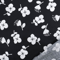 Popeline de Coton Imprimée - Maison Klem