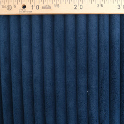 Velours Mega Côtes Ambre Bleu Nuit - Maison Klem