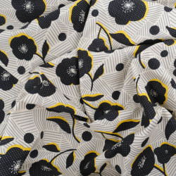 Popeline de Coton Imprimée - Maison Klem
