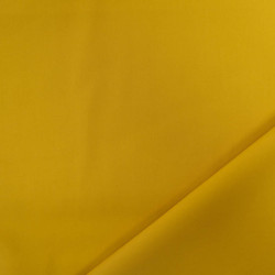 Popeline de Coton Unie Ocre Premium - Maison Klem