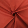 Popeline de Coton Unie Terracotta Premium - Maison Klem