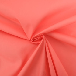 Popeline de Coton Unie Abricot Premium  - Maison Klem