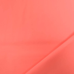 Popeline de Coton Unie Abricot Premium - Maison Klem