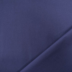 Popeline de Coton Unie Marine Premium - Maison Klem
