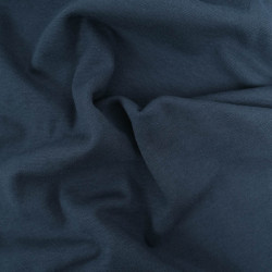 Rib Cuff Fabric Dark Denim 2 - Leonore - Maison Klem