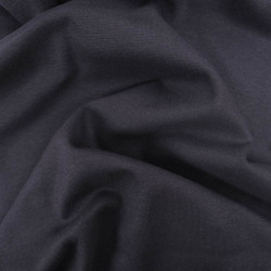 Rib Cuff Fabric Charcoal - Leonore - Maison Klem