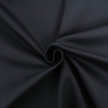 Tissu Sergé de Coton Uni Noir - Maison Klem