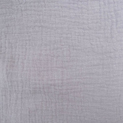 Double Gaze Pailletée Gris Argent - Maison Klem