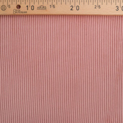 Velours Côtelé Ameublement Belém Vieux Rose  - Maison Klem