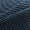 Velours Côtelé Ameublement Belém Bleu Nuit - Maison Klem