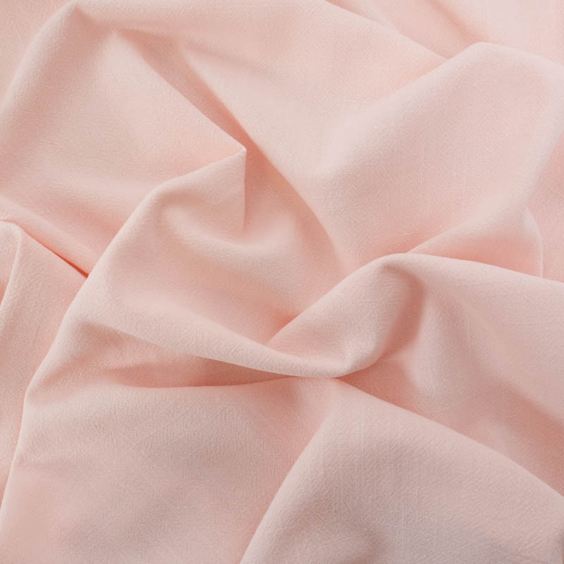 Lin Lavé Viscose 138CM rose clair - Maison Klem