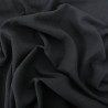 Lin Lavé Viscose 138CM noir - Maison Klem