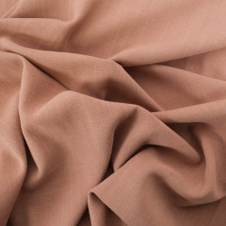 Lin Lavé Viscose 138CM coffee - Maison Klem