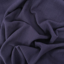 Lin Lavé Viscose 138CM Marine - Maison Klem