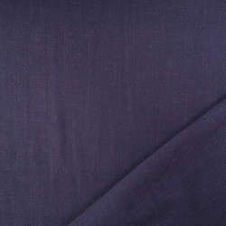 Lin Lavé Viscose 138CM Marine - Maison Klem