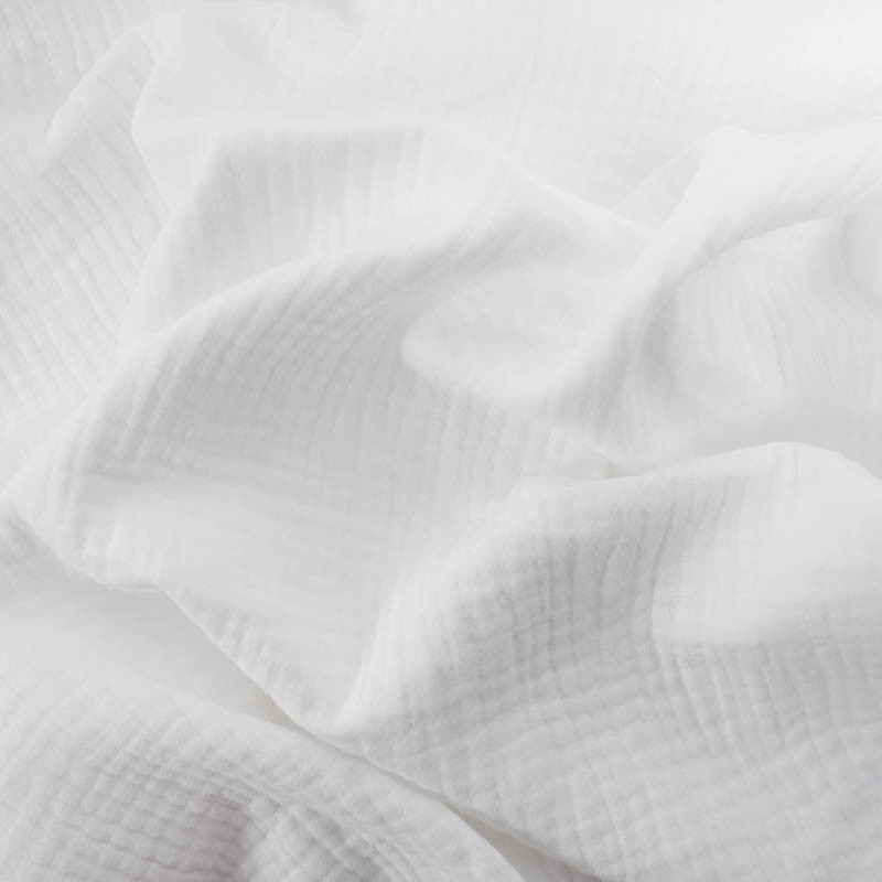 Tissu Triple Gaze de Coton Ecru - Oeko-Tex - Maison Klem