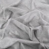 Tissu Jersey Interlock Premium Gris Clair Chiné - Maison Klem