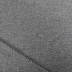 Tissu Jersey Interlock Premium Gris Foncé Chiné - Maison Klem
