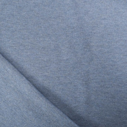 Tissu Jersey Interlock Premium Denim Chiné - Maison Klem