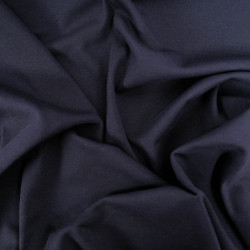 Tissu Jersey Interlock Premium Noir - Maison Klem