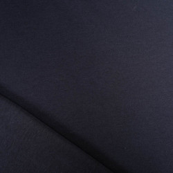 Tissu Jersey Interlock Premium Noir - Maison Klem