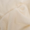 Double Gaze Unie 135CM Crème - Thaïs - Maison Klem