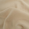 Double Gaze Unie 135CM Sable - Thaïs - Maison Klem