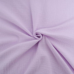 Double Gaze Unie 135CM Lilas - Maison Klem