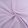 Double Gaze Unie 135CM Lilas - Maison Klem
