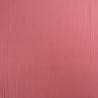 Double Gaze Unie 135CM Vieux Rose - Thaïs - Maison Klem