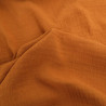 Double Gaze Unie 135CM Caramel  - Thaïs - Maison Klem