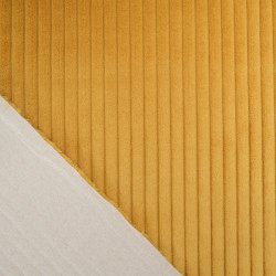 Velours Grosses Côtes Doux Moutarde - Zoélia - Maison Klem
