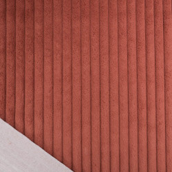 Velours Grosses Côtes Doux Marsala - Zoélia - Maison Klem