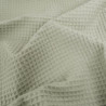 Green De Gris Waffle Fabric - Maison Klem
